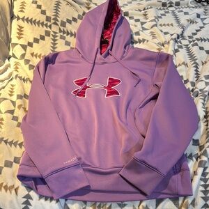 Under Armour Lavender Hoodie with Pink Accents